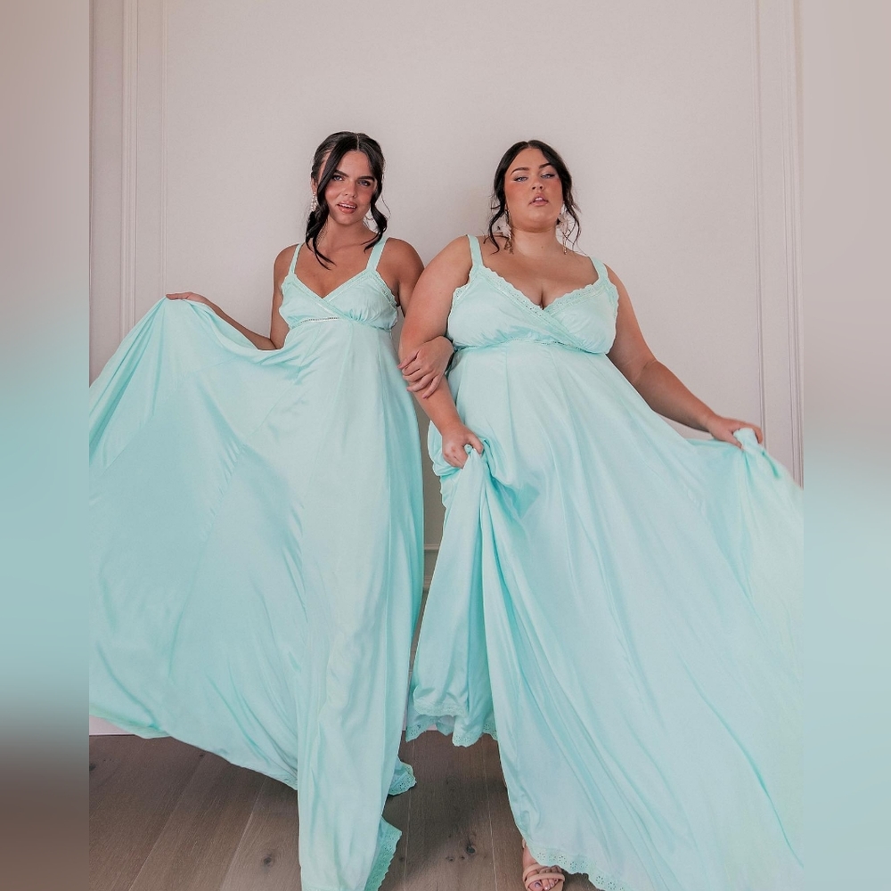 NWT JessaKae Seafoam After Show Dress 2XL